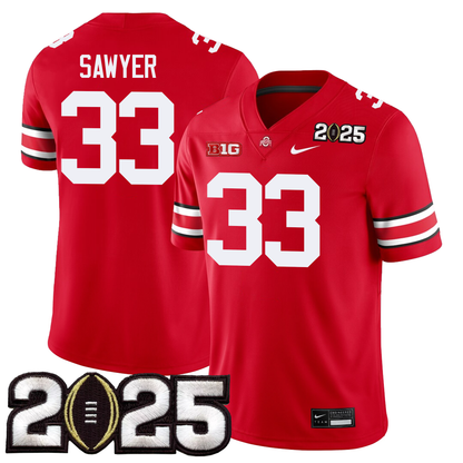 Men's O.State Buckeyes Jersey - CFP Final Patch