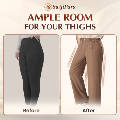 SwiftPura - High Rise Ultra Soft Pull-On Drape Pants