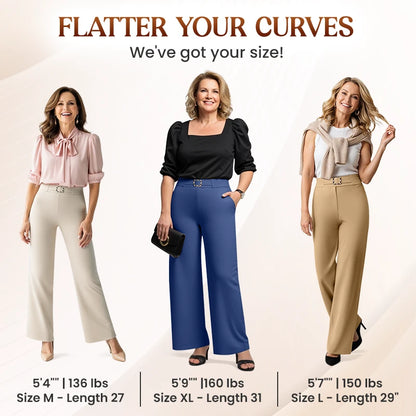 SoraGrace - Women's Perfect Drape High Rise Pull-On Pants