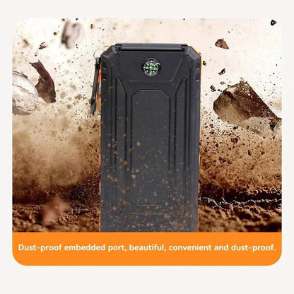LAST DAY 70% OFF - 10000mAh Solar Charging Power Bank