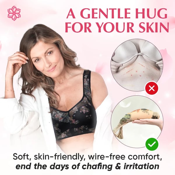 Ultra-Thin Silk Lace Bra - LAST DAY SALE 48% OFF - Lace Buttonless Comfortable Bra
