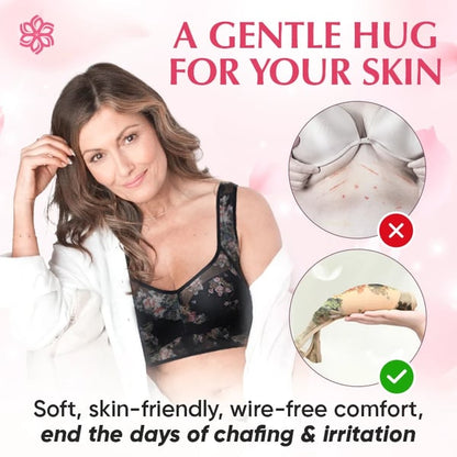 Ultra-Thin Silk Lace Bra - LAST DAY SALE 48% OFF - Lace Buttonless Comfortable Bra