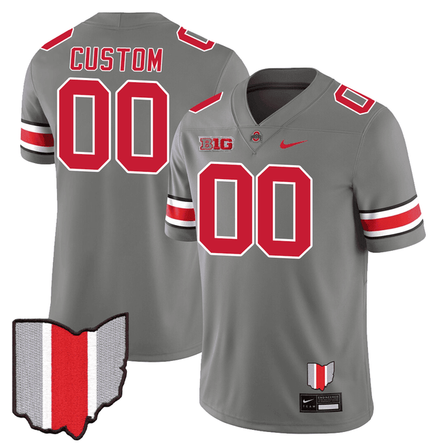 Men's O.States Buckeyes Jersey - OS Map Patch