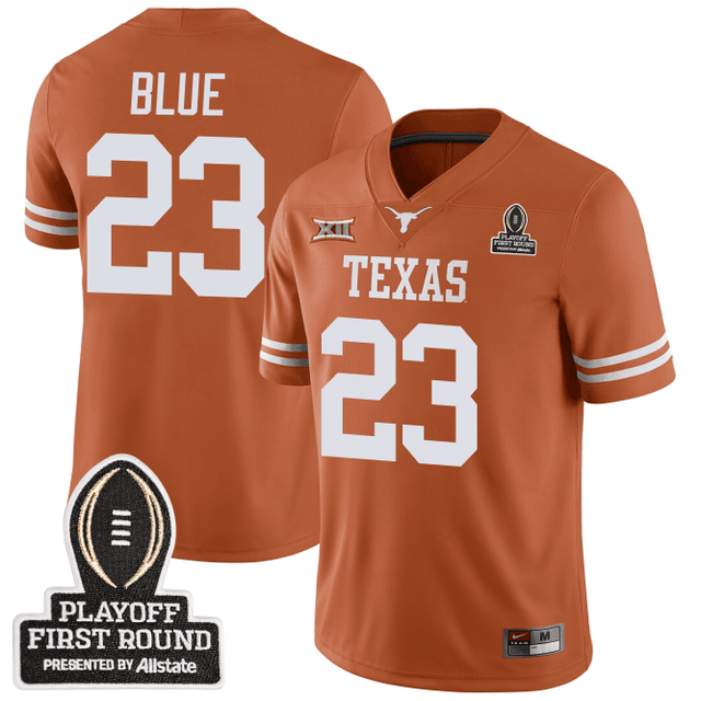 Men's T.Longhorns Football 24/25 Jersey - CFP First Round Patch