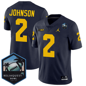 Men's M.Wolverines Football 24/25 Jersey - ReliaQuest Bowl Patch