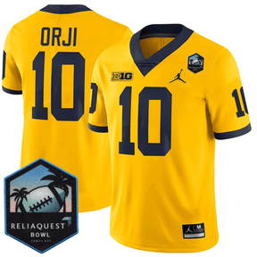 Men's M.Wolverines Football 24/25 Jersey - ReliaQuest Bowl Patch