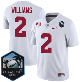 Men's A.Crimson Tide Jersey - ReliaQuest Bowl Patch