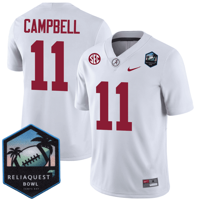 Men's A.Crimson Tide Jersey - ReliaQuest Bowl Patch