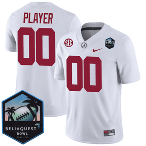 Men's A.Crimson Tide Jersey - ReliaQuest Bowl Patch