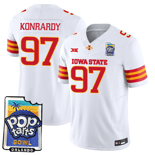 Men's I.State Cyclones 24/25 Jersey - Pop Tarts Bowl Patch