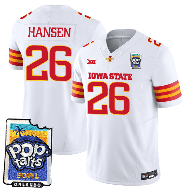 Men's I.State Cyclones 24/25 Jersey - Pop Tarts Bowl Patch