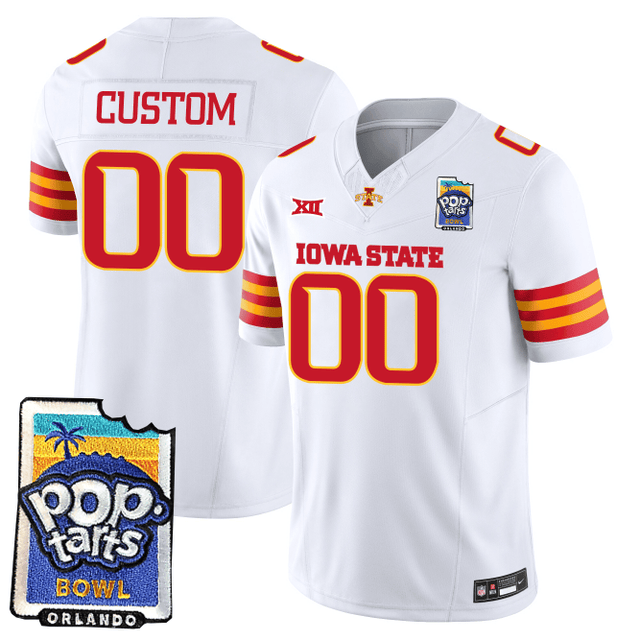 Men's I.State Cyclones 24/25 Jersey - Pop Tarts Bowl Patch