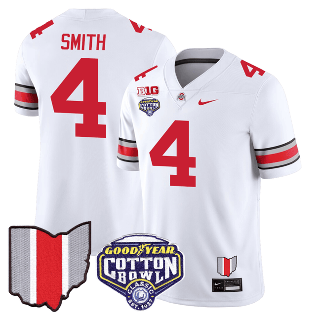 Men's OS Buckeyes Jersey - Cotton Bowl Patch