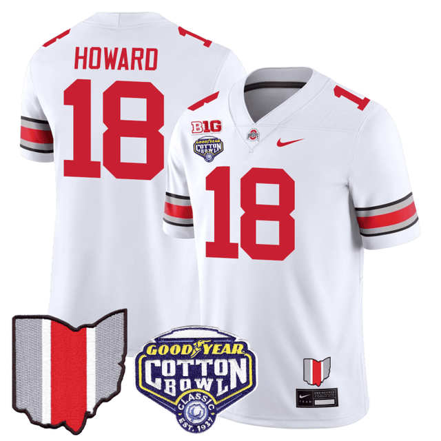 Men's OS Buckeyes Jersey - Cotton Bowl Patch