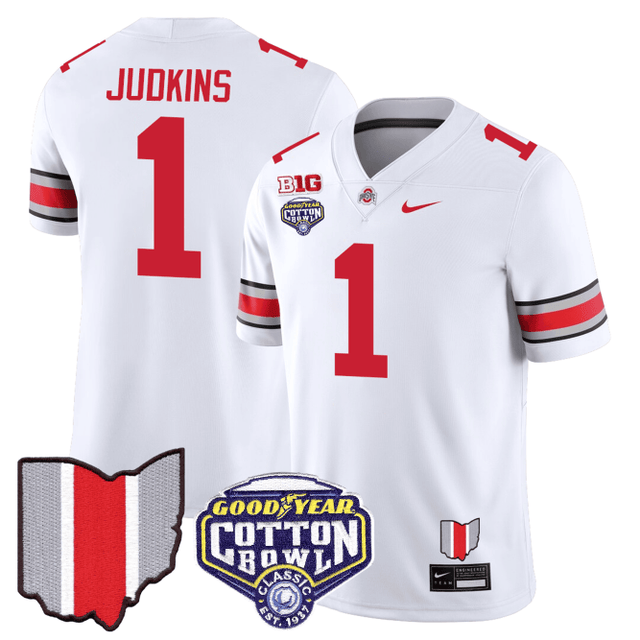 Men's OS Buckeyes Jersey - Cotton Bowl Patch