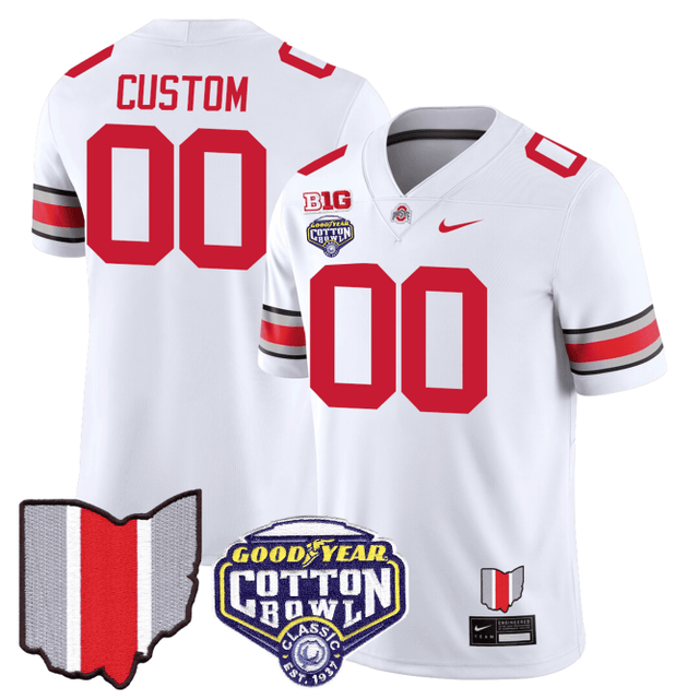 Men's OS Buckeyes Jersey - Cotton Bowl Patch