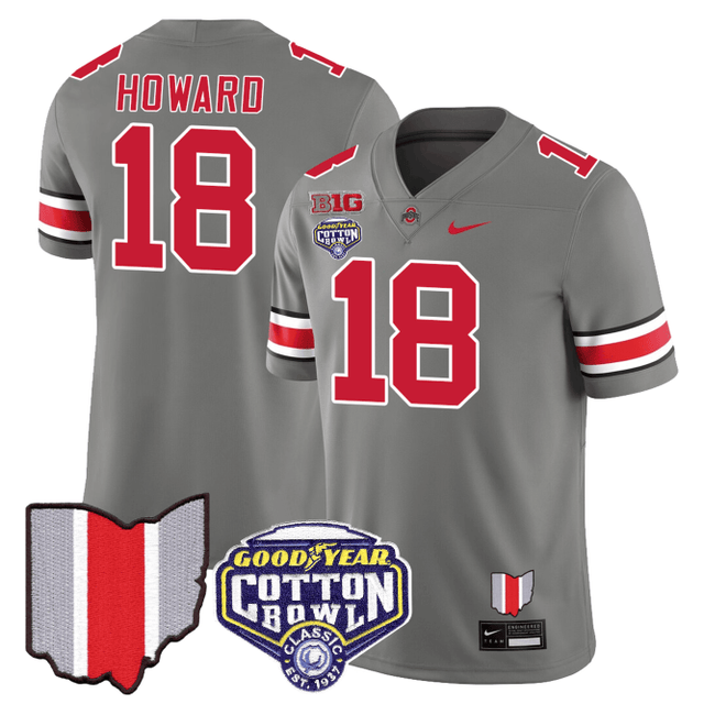 Men's OS Buckeyes Jersey - Cotton Bowl Patch