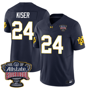 Men's ND Fighting Irish 24/25 Jersey - Sugar Bowl Patch