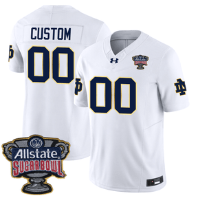 Men's ND Fighting Irish 24/25 Jersey - Sugar Bowl Patch