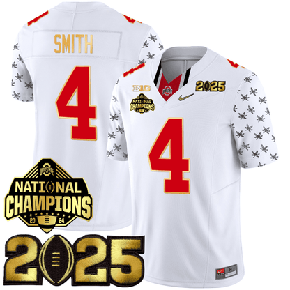 Men's O.State Buckeyes Special & Gold Edition Jersey - CFP Final + National Champions Patch