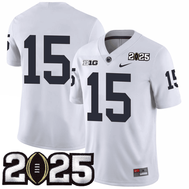 Men's P.State Football 24/25 Jersey - CFP Final Patch