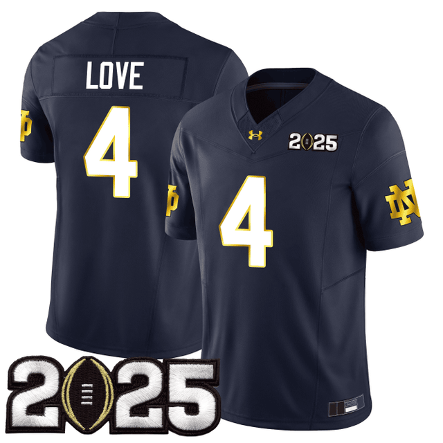 Men's ND Fighting Irish 24/25 Jersey - CFP Final Patch
