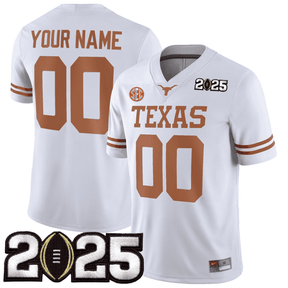 Men's Texas Longhorns Football 24/25 Jersey - CFP Final Patch