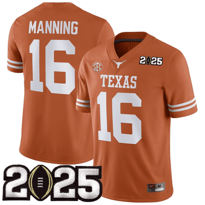 Men's T.Longhorns Football 24/25 Jersey - CFP Final Patch