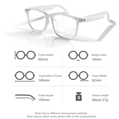 LAST DAY 60%OFF 🔥 Smart Bluetooth Glasses – The Ultimate Fusion of Fashion & Technology