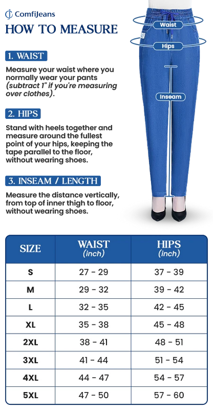 ComfiJeans - LAST DAY 70% OFF - Flattering High Waist Ultra-Stretch Mom Jeans