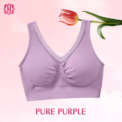 Hana Bra - Pure Cotton Buttonless Comfy Lifting Shaping Bra